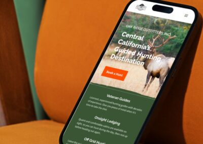 Oak Ridge Outfitters mobile website example